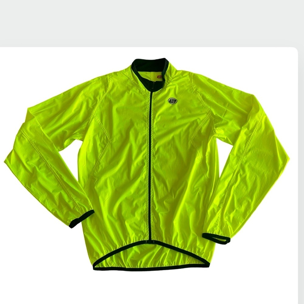 Bellwether Technical Men's Medium Cycling Ultralight Jacket Fluorescent Yellow